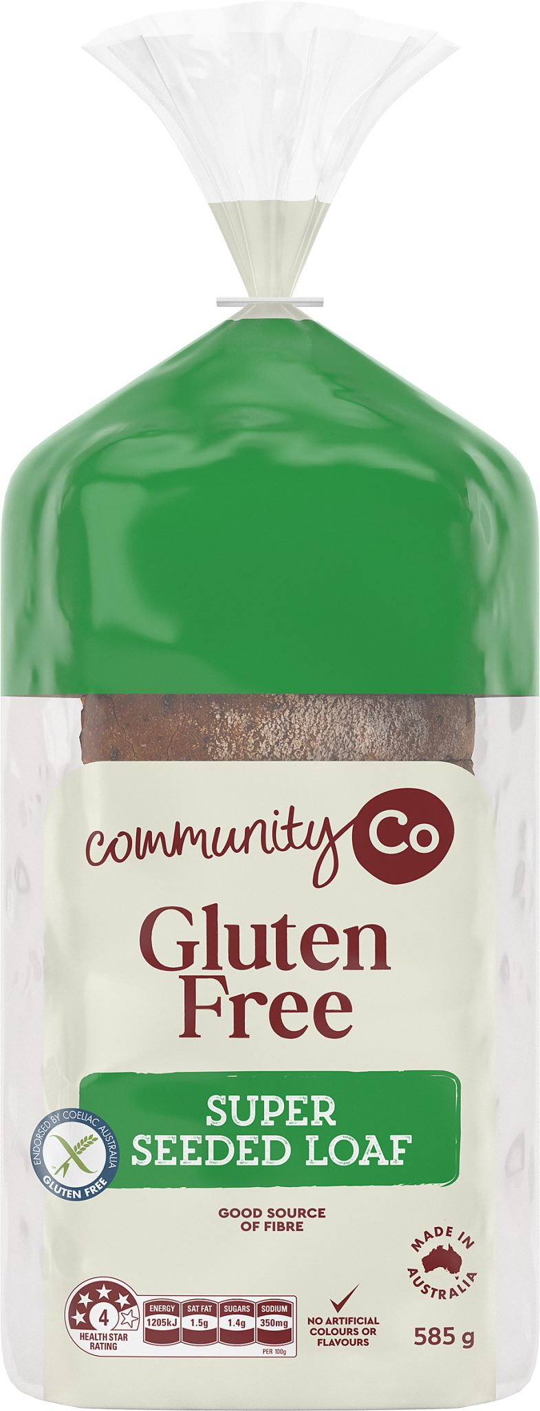 Community Co Gluten Free Super Seeded Loaf 585g – Metcash
